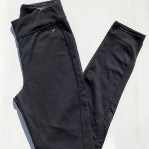 American Eagle Black Fleece Hi-Rise Leggings